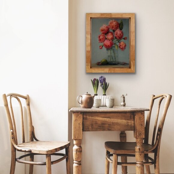 Original 16x20 Floral Still Life‎ Oil on Canvas Painting - Picture 4 of 16